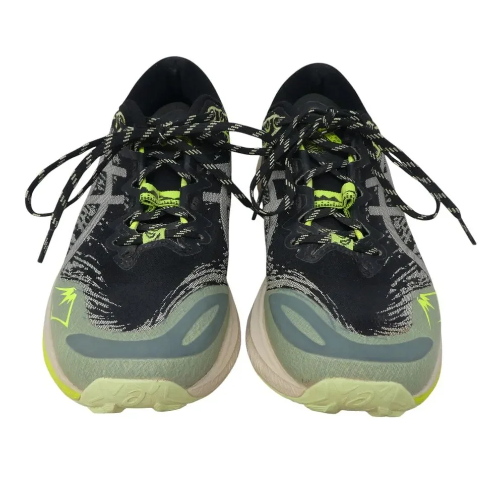 Asics Fuju‎ Lite 5 Black Green Trail Running Trainers Sneakers